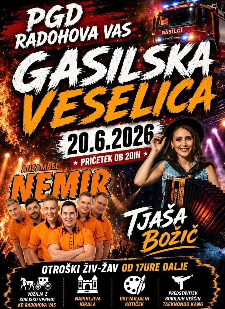 Velika vrtna veselica in otroški živ žav