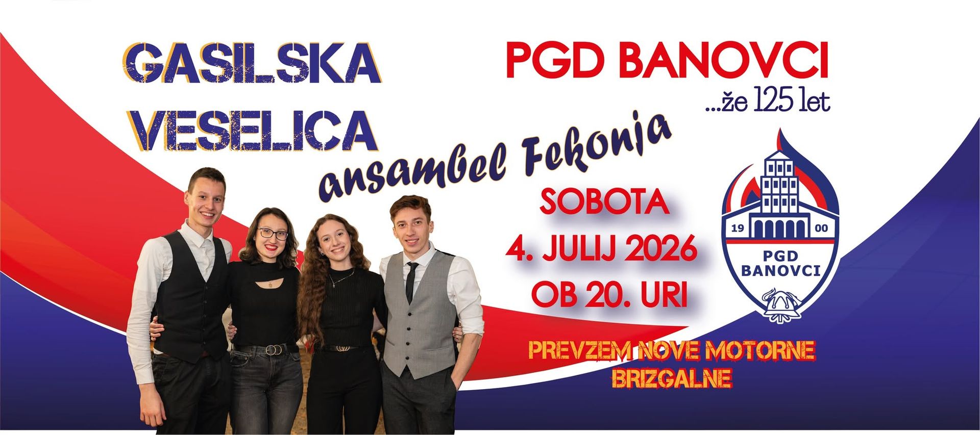 Gasilska veselica PGD Banovci