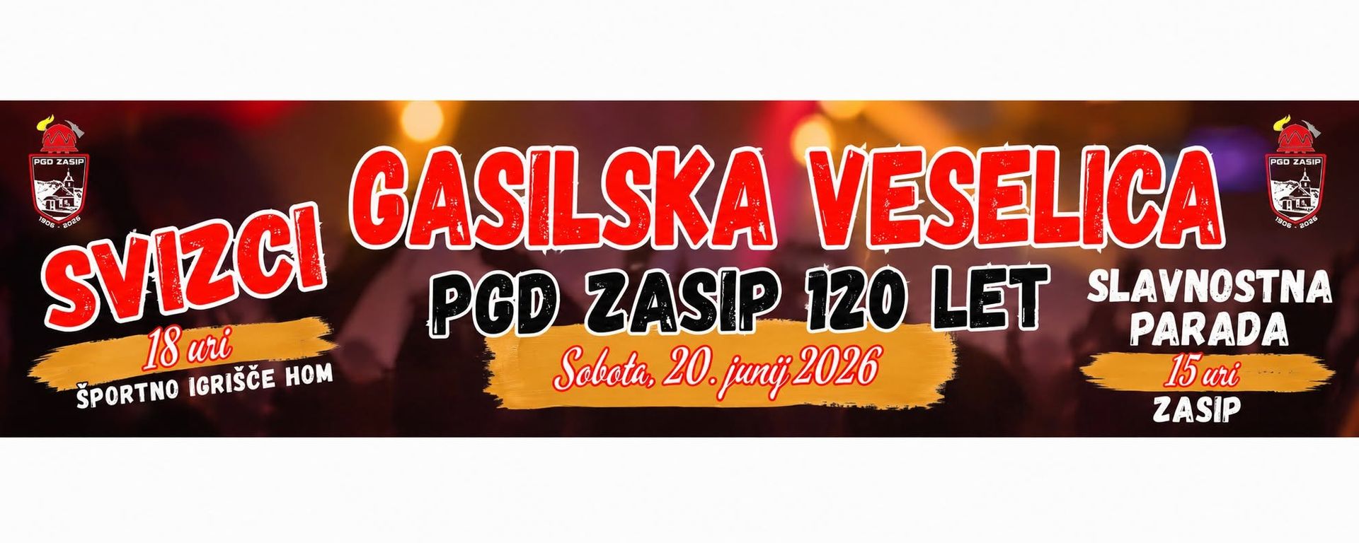 Gasilska veselica z Ansamblom Svizci