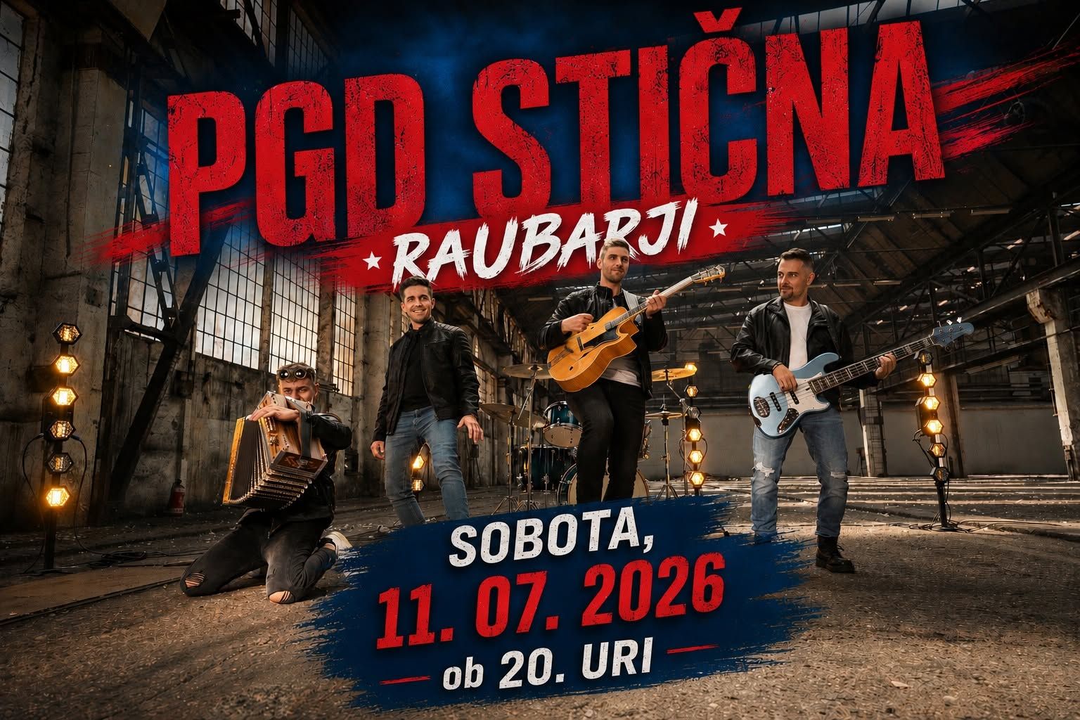 Gasilska veselica z RAUBARJI v STIČNI