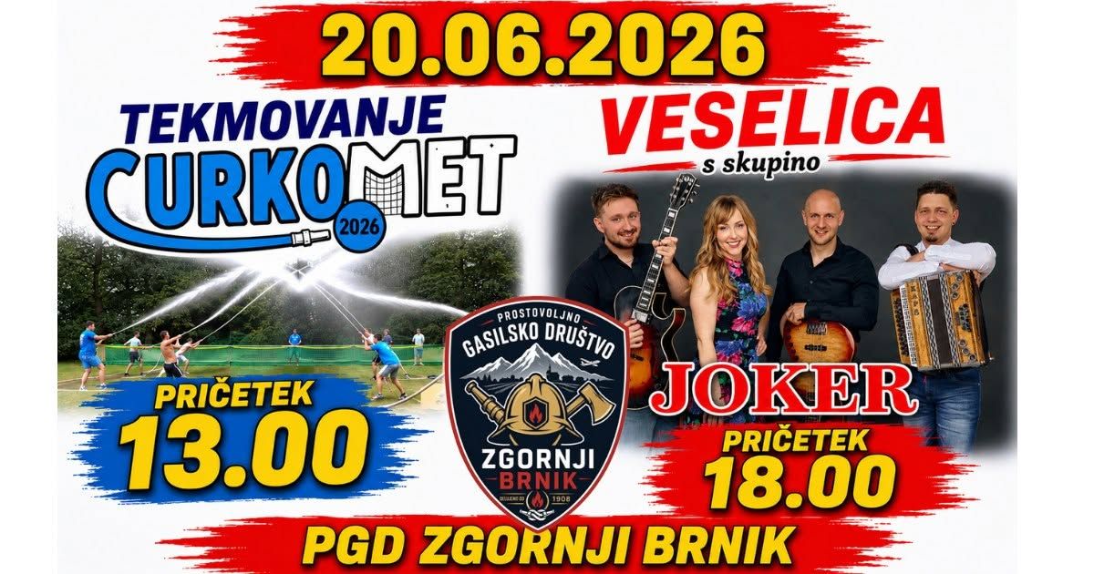 Curkomet in veselica 2026