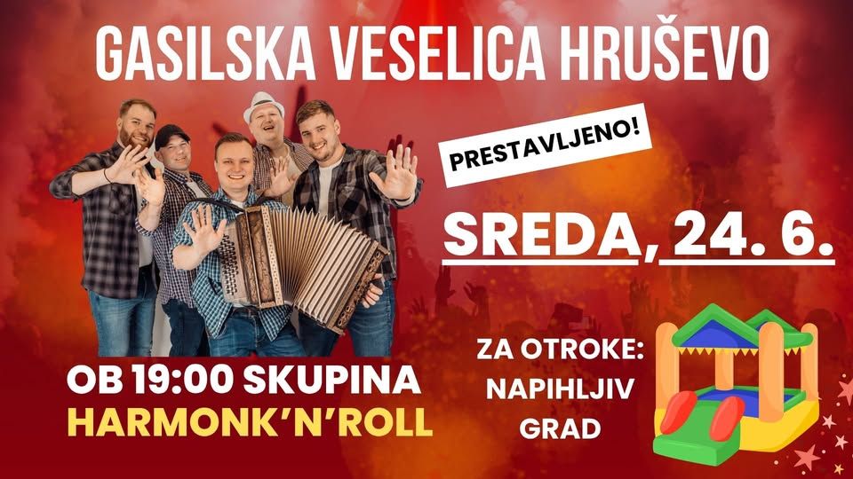 🚒🔥 GASILSKA VESELICA HRUŠEVO 2026 – SREDA BO NAŠA! 🔥🚒