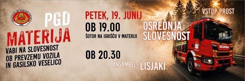 PREVZEM VOZILA IN GASILSKA VESELICA
