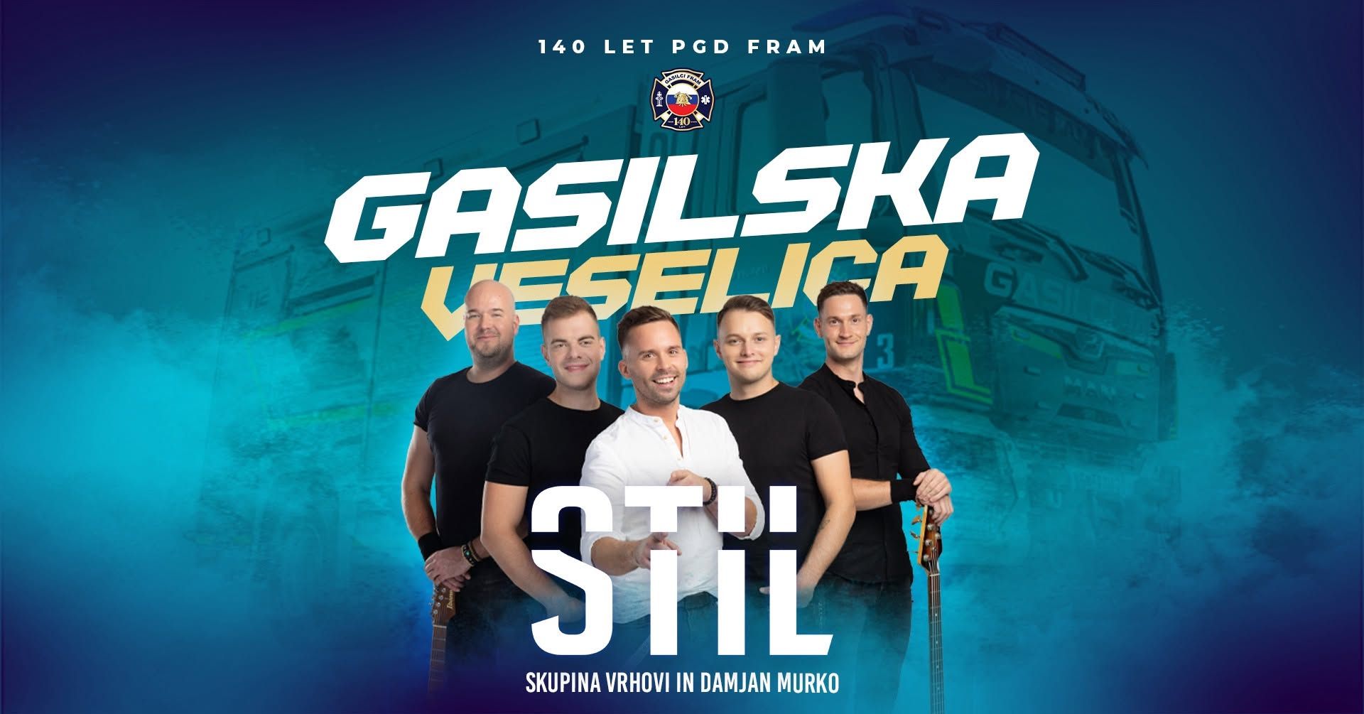 Veselica z Ansamblom STIL ter gosti. Krst vozila GVC - 2