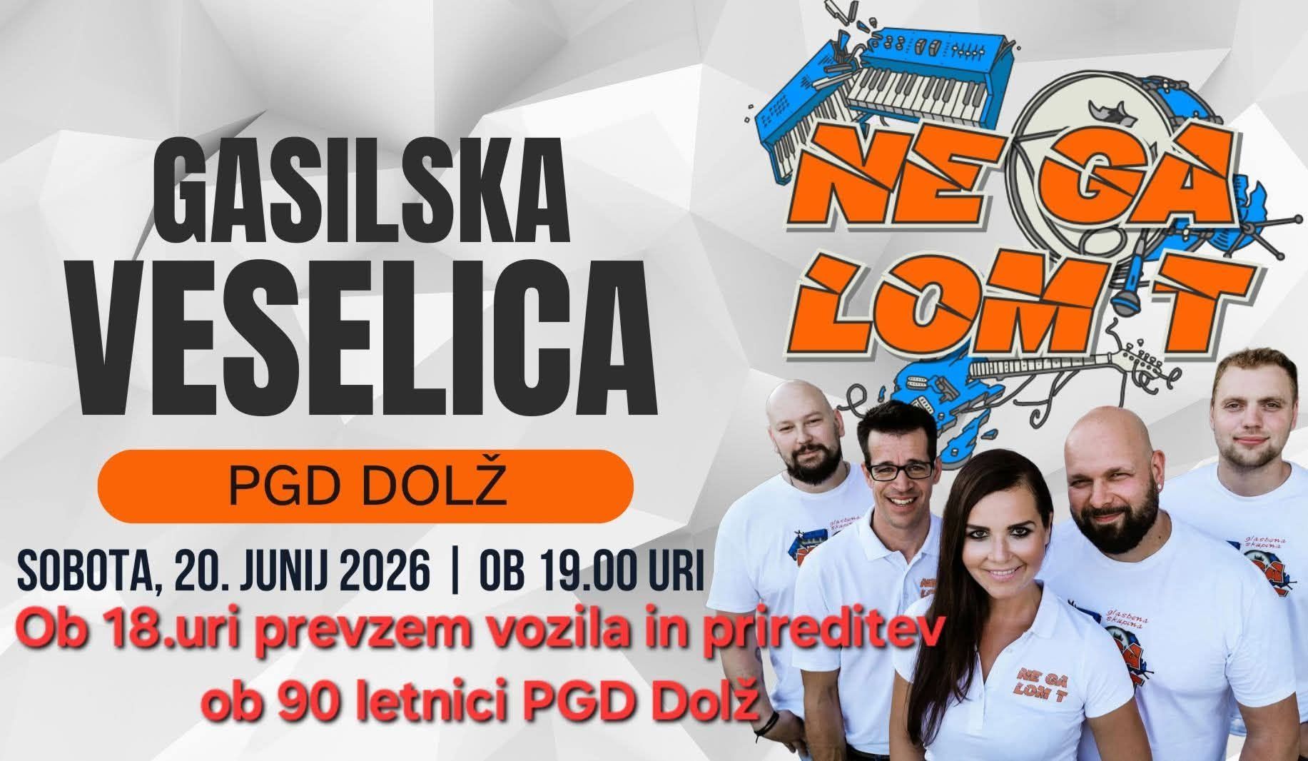 Gasilska veselica PGD Dolž