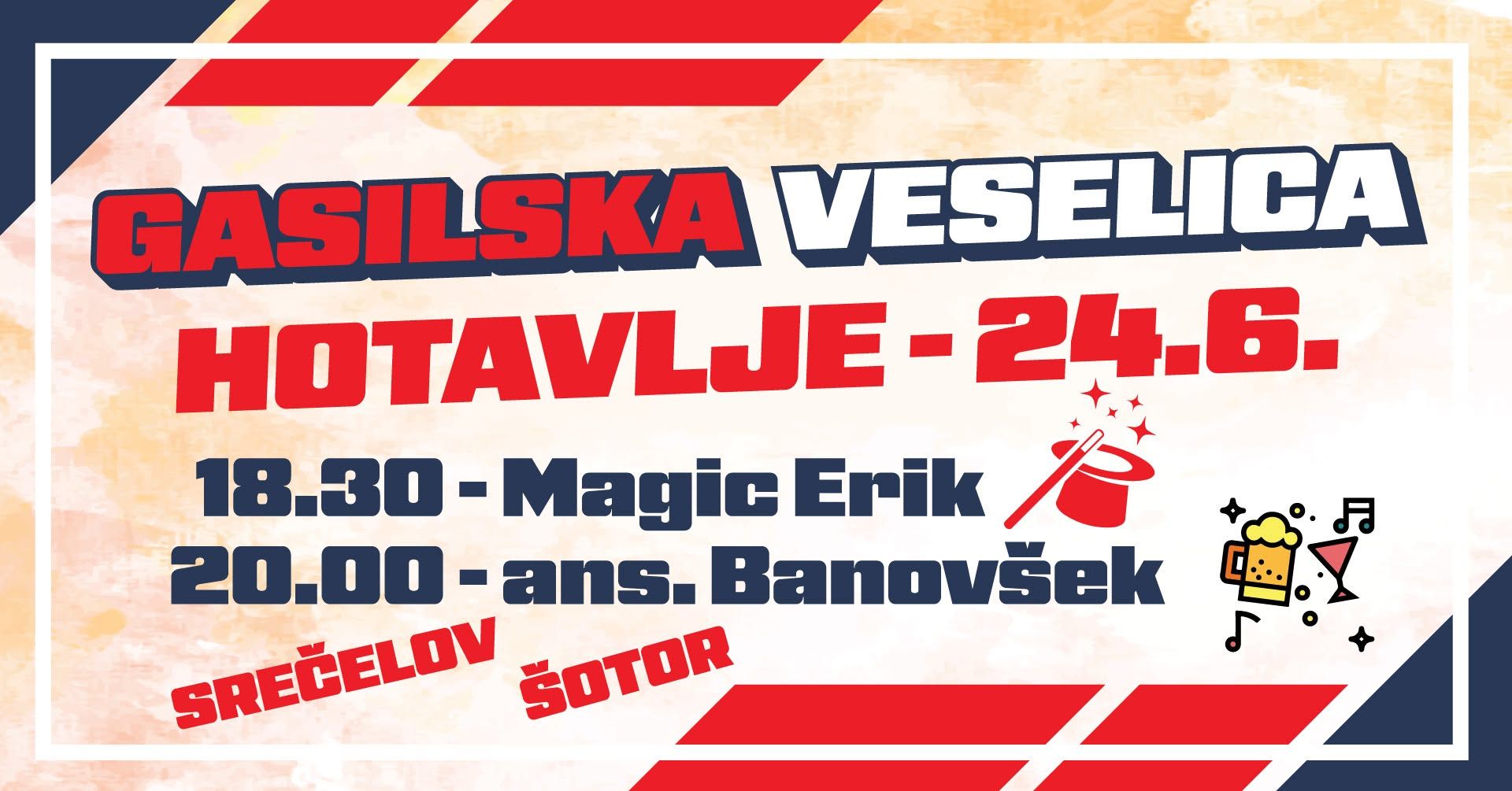 Gasilska veselica na Hotavljah