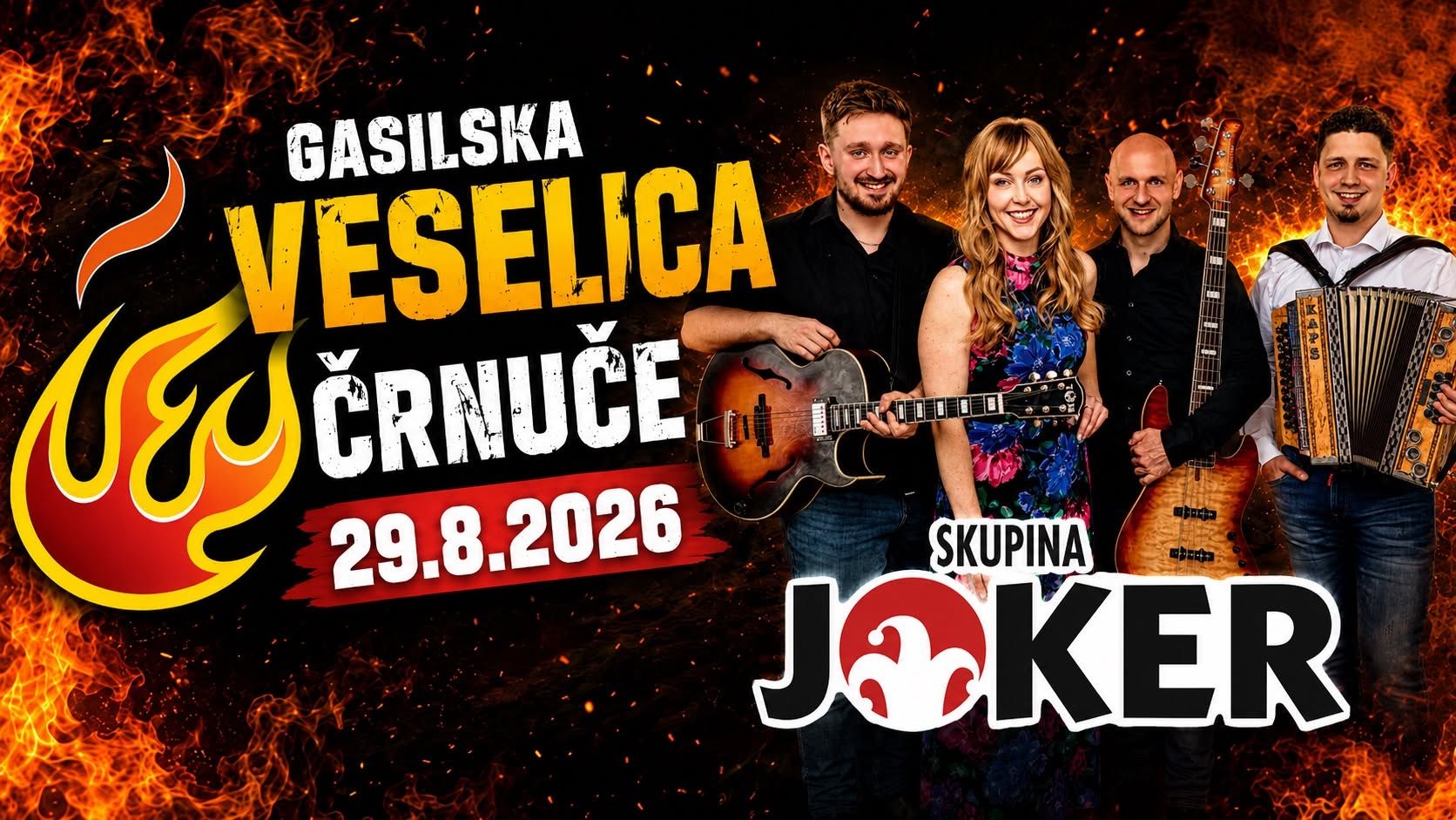 Gasilska veselica ČRNUČE 2026