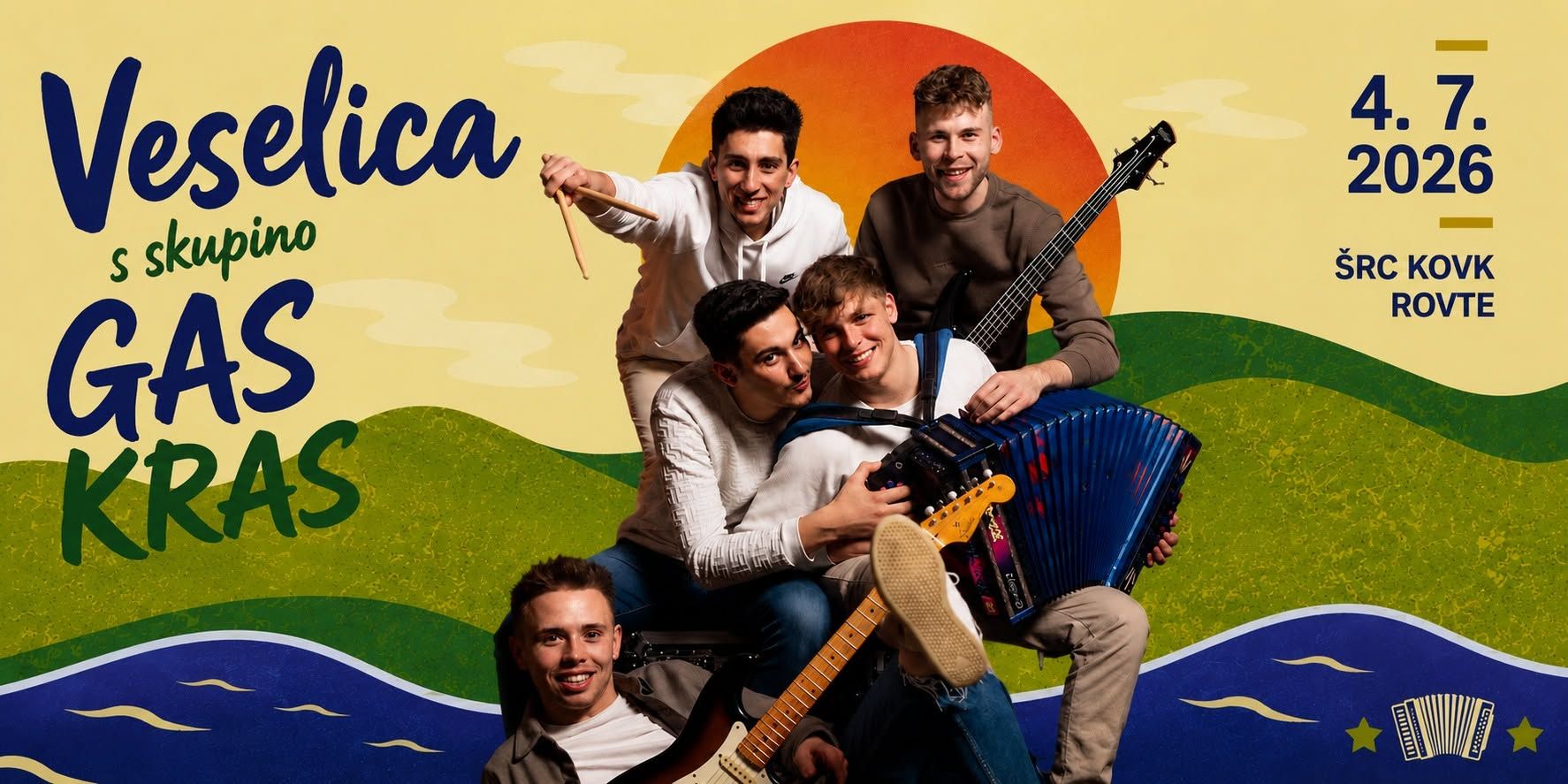 VESELICA S SKUPINO GAS KRAS