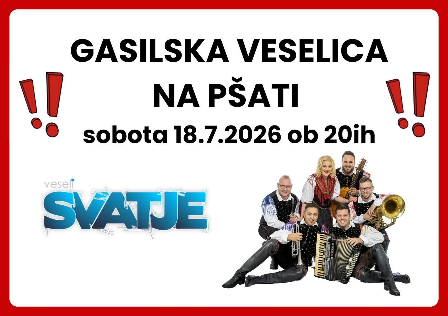 VESELICA NA PŠATI!