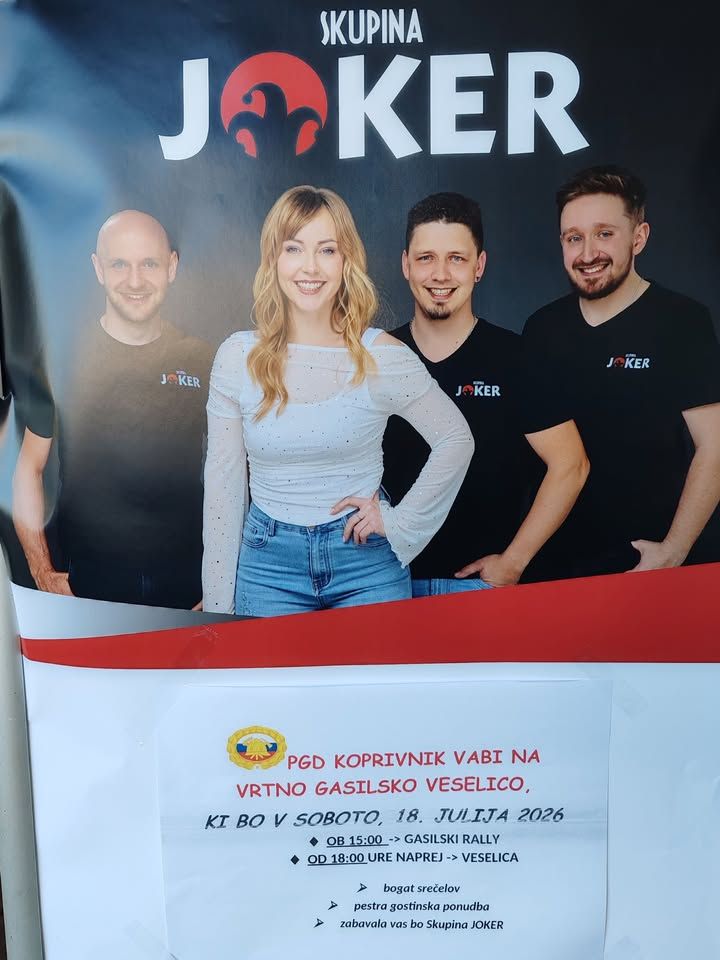 16. Gasilski rally operativnih gasilcev & Gasilska veselica s skupino Joker