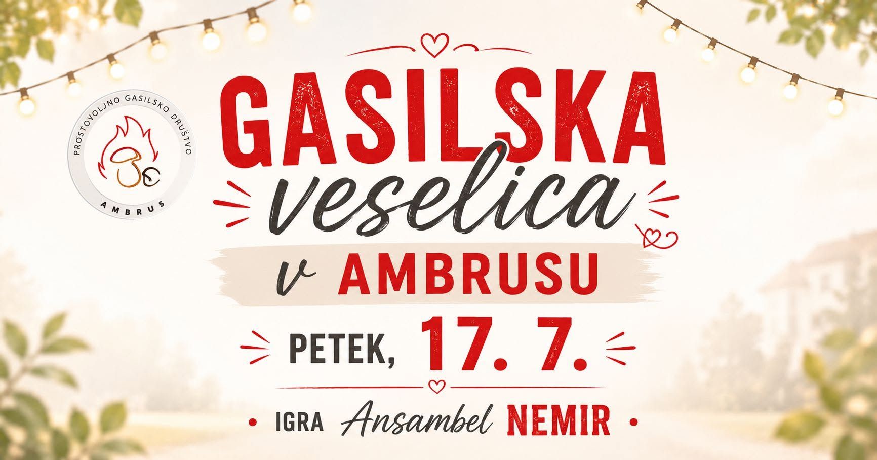 Gasilska veselica PGD Ambrus