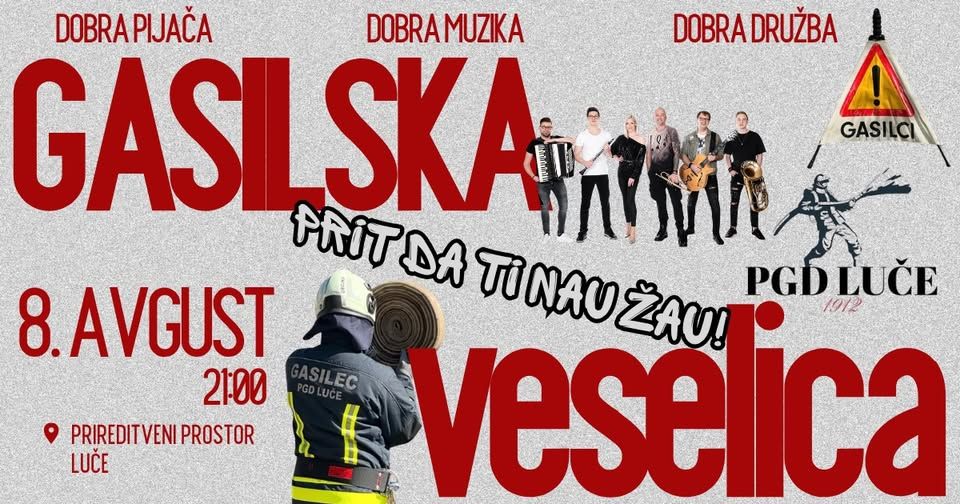 S.O.S. gasilska veselica PGD LUČE