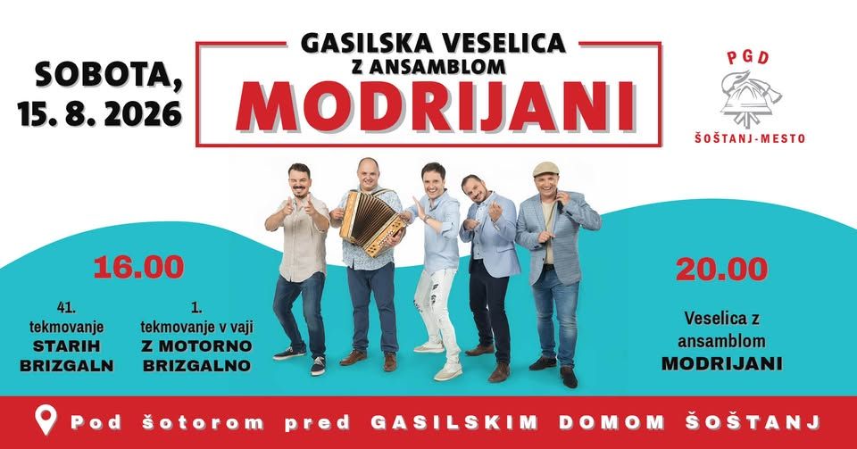 GASILSKA VESELICA V ŠOŠTANJU