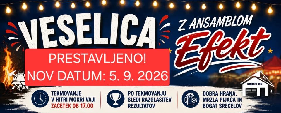 10. tekmovanje za pokal PGD Dragomlja vas | Gasilska veselica