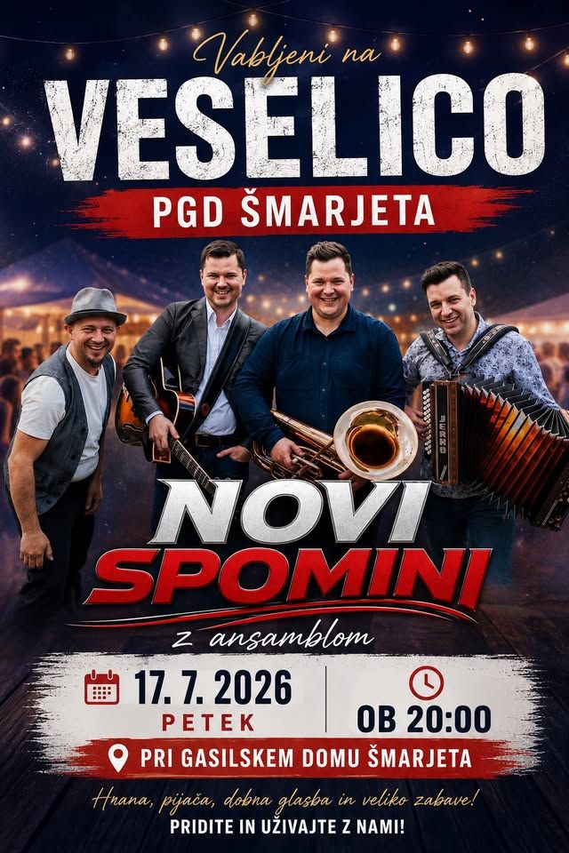 GASILSKA VESELICA Z ANSAMBLOM NOVI SPOMINI