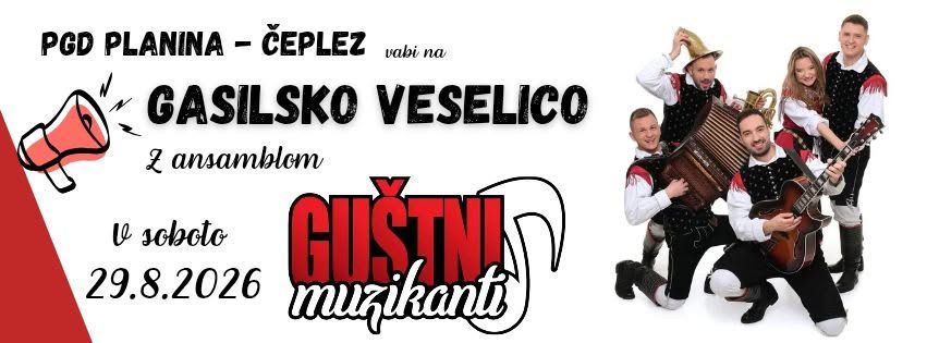 GASILSKA VESELICA 2026 -> PGD PLANINA ČEPLEZ