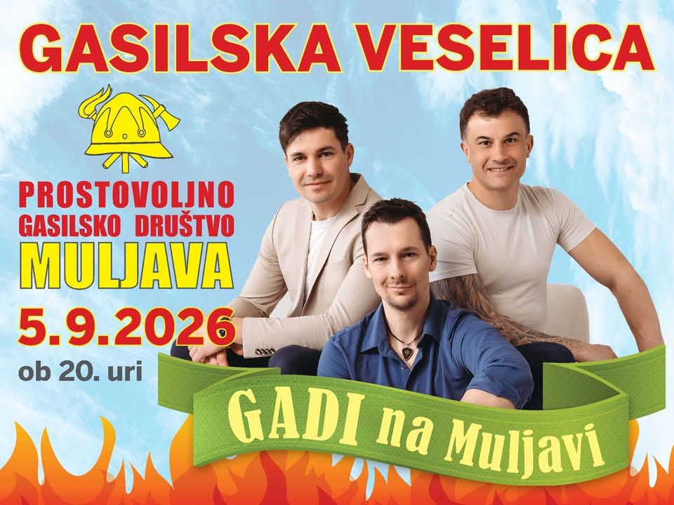 Gasilska veselica na Muljavi 2026